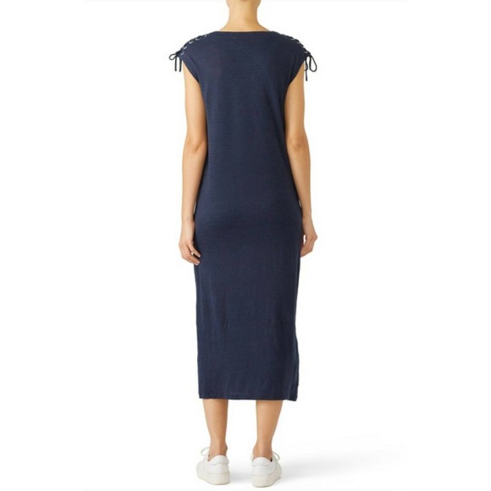 CAARA Grommet Lace-Up Tie On The Shoulder Dress Size XS - Picture 4 of 12